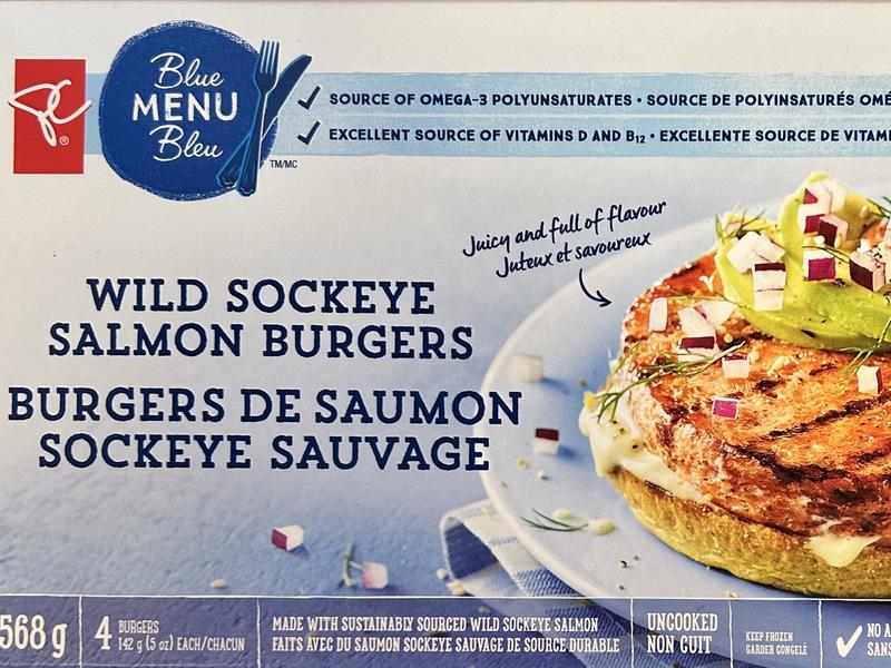 Wild Sockeye Salmon Burgers
