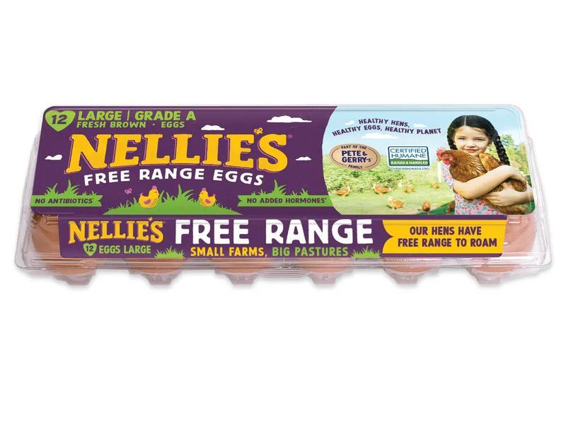 Free Range, Grade A, Large Brown Eggs