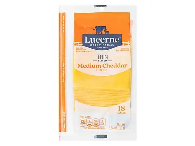 Medium Cheddar Cheese Slices