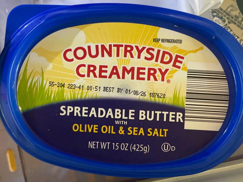 Spreadable Butter With Olive Oil & Sea Salt