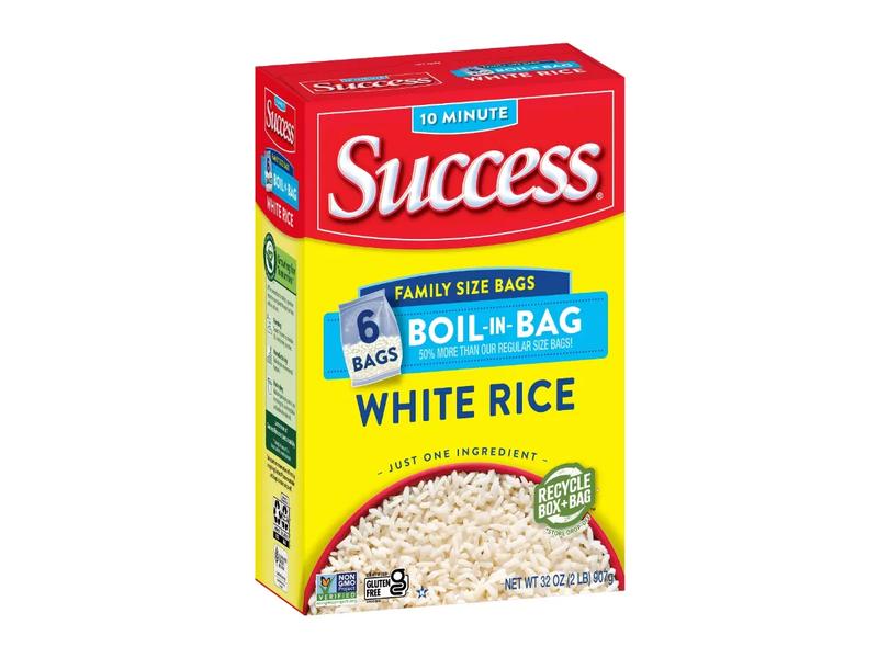 White Rice, Boil-in-Bags, Family Size Bags