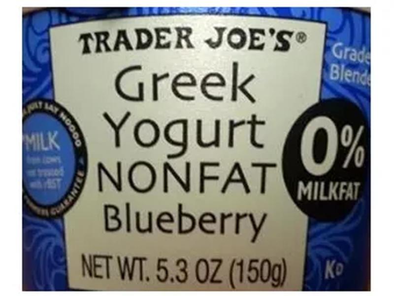 Greek Style Nonfat Blueberry Yogurt