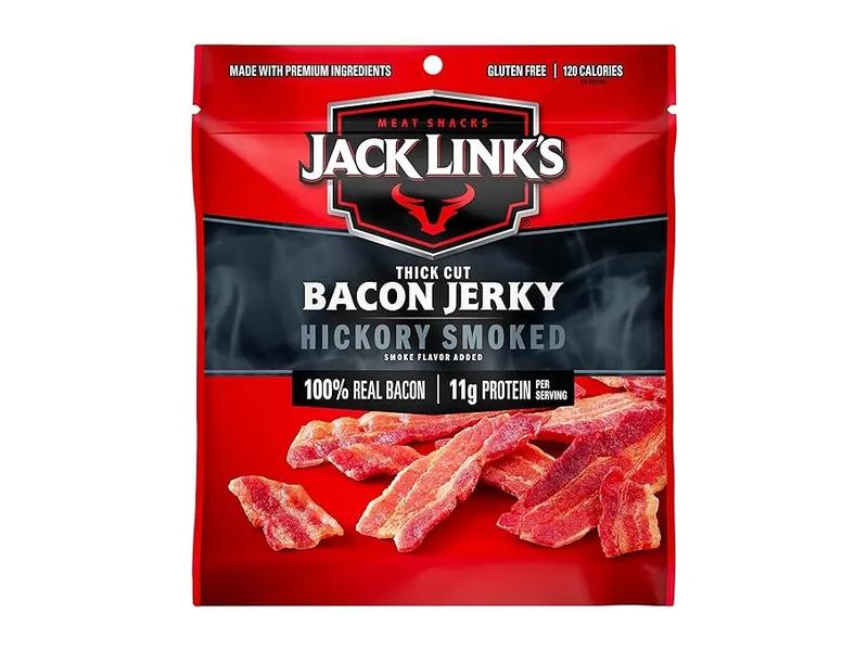 Bacon Jerky, Hickory Smoked, Thick Cut