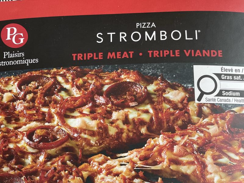 Pizza Stromboli, Triple Meat