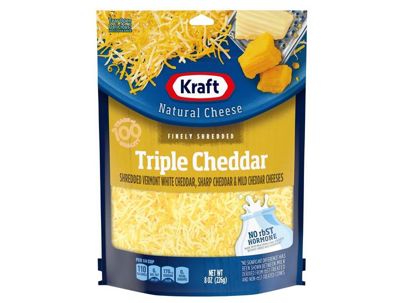 Cheese, Triple Cheddar, Natural