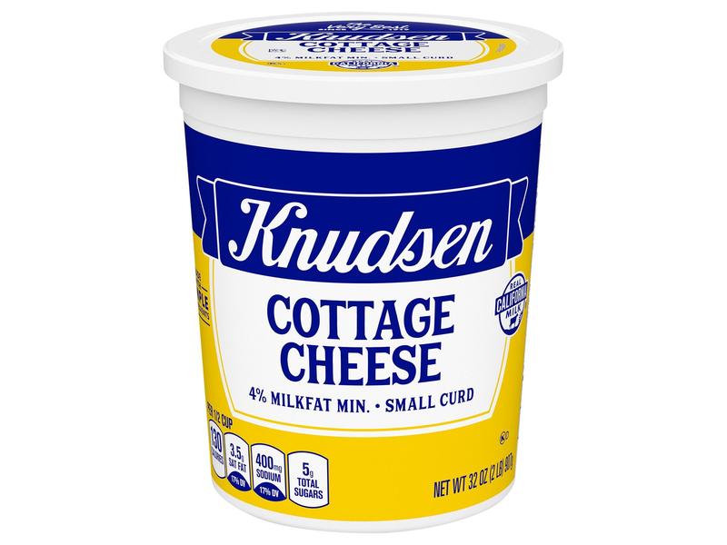Cottage Cheese, 4% Milkfat Min, Small Curd