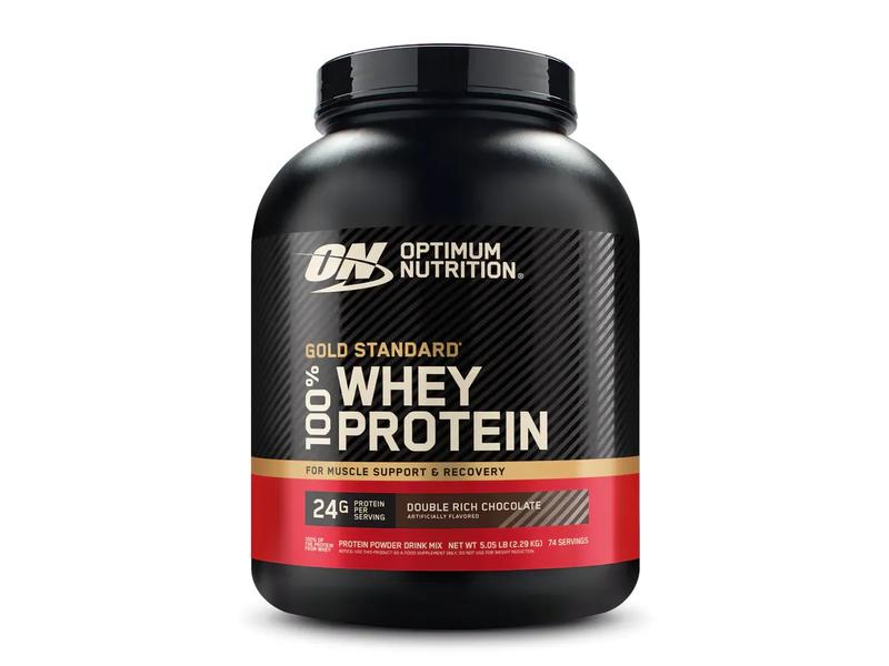 Protein Powder Drink Mix, 100% Whey, Double Rich Chocolate