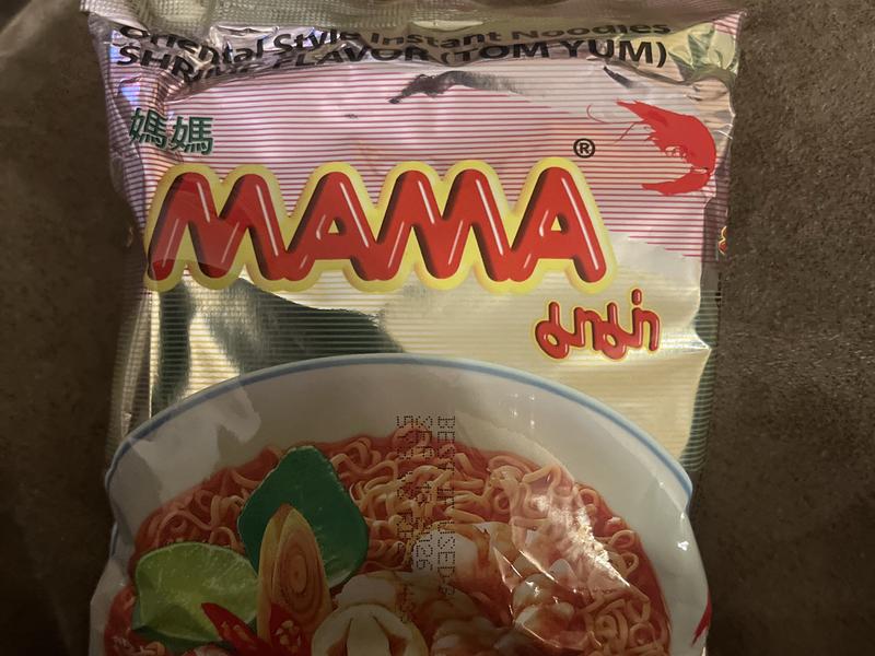 Instant Noodles, Oriental Style, Shrimp Flavour