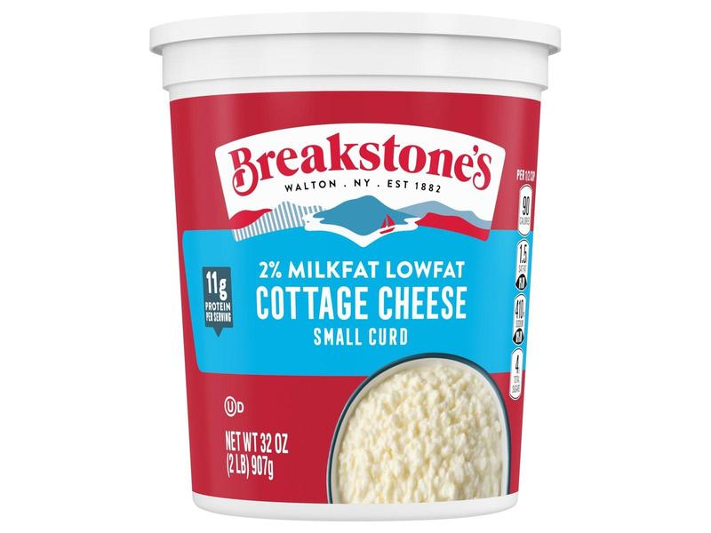 Cottage Cheese, 2% Milkfat, Lowfat, Small Curd