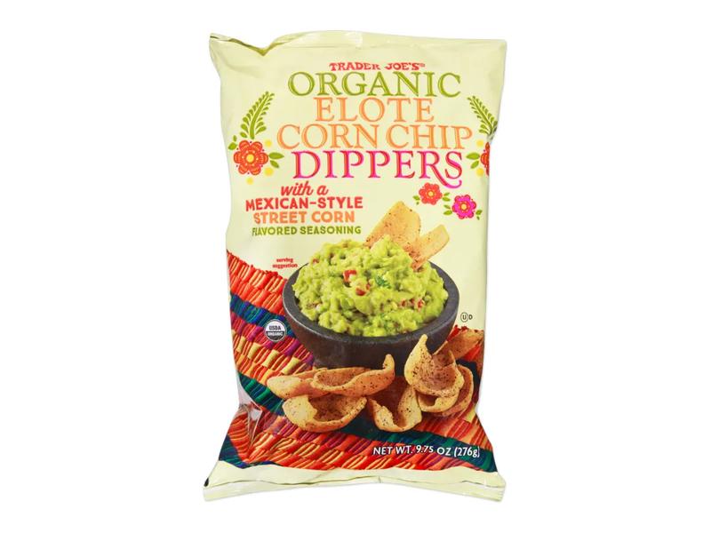Organic Elote Corn Chip Dippers, with a Mexican-Style Street Corn Flavored Seasoning