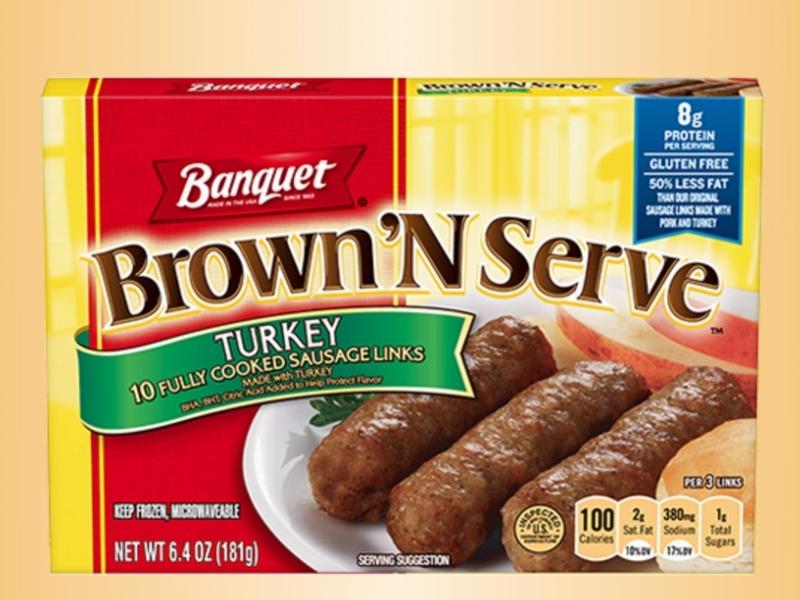 Brown' N Serve, Turkey Sausages