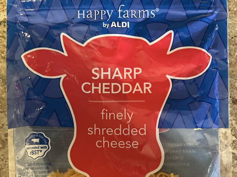 Sharp Cheddar Cheese, Finely Shredded