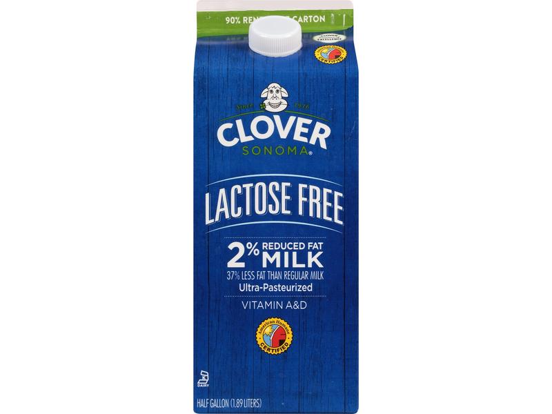 Milk, 2% Reduced Fat, Lactose Free