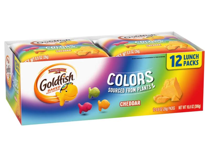 Colors Goldfish Crackers