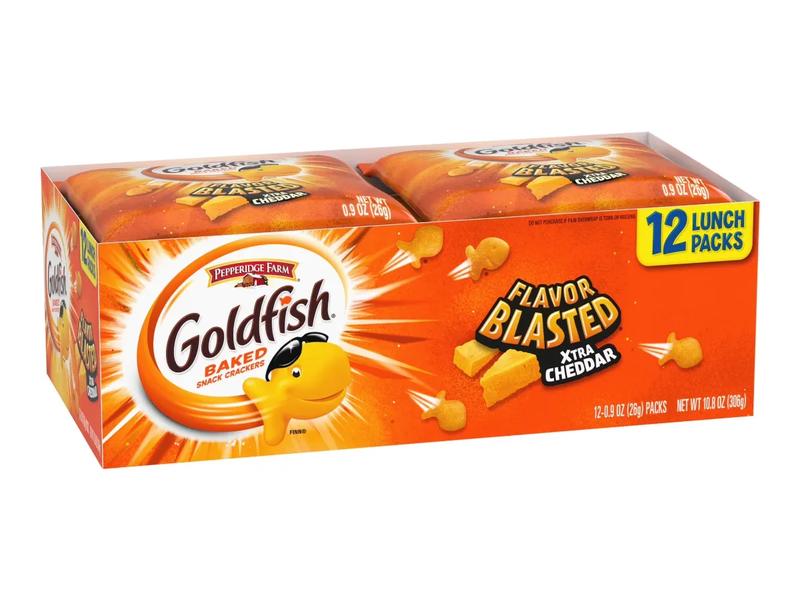 Goldfish Baked Snack Crackers, Xtra Cheddar