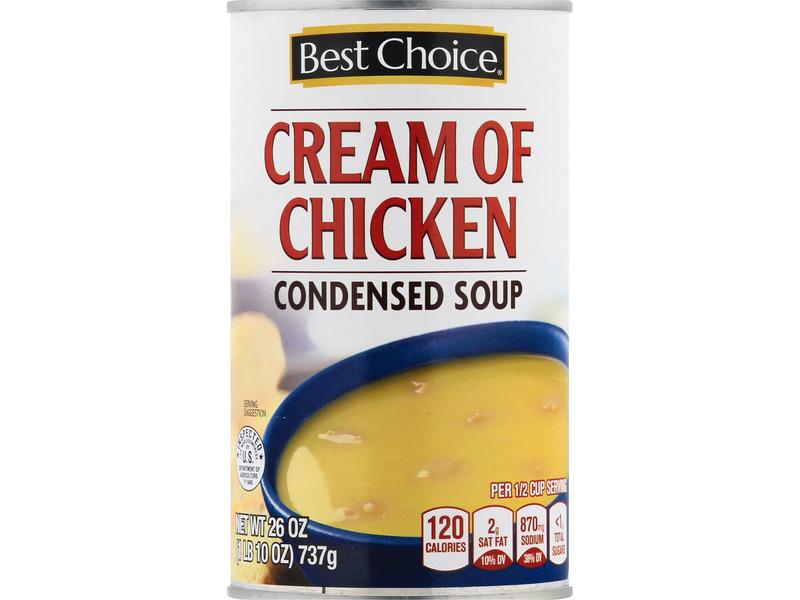 Condensed Soup, Cream of Chicken