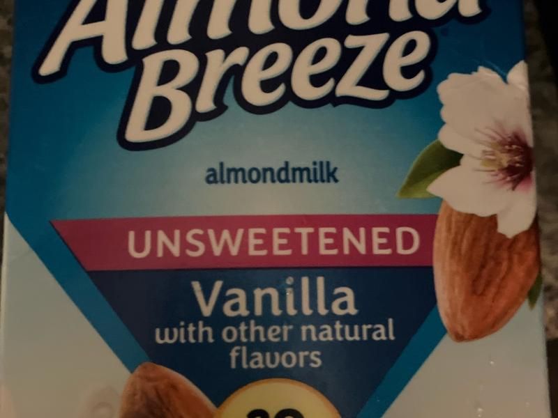 Almond Breeze Unsweetened Almond Milk, Vanilla