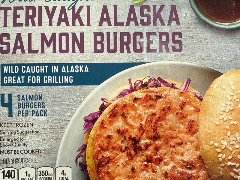 Salmon Burger, Teriyaki