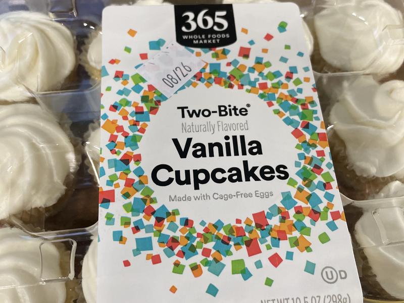 Two-Bite Vanilla Cupcake