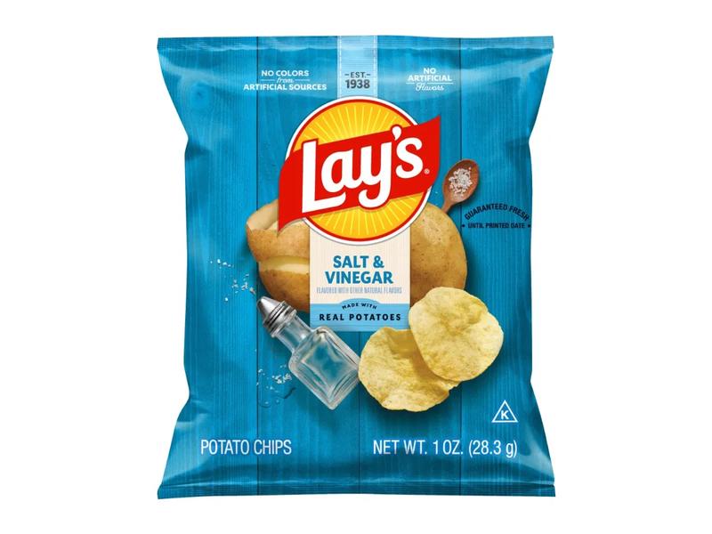 Potato Chips, Salt & Vinegar Flavored
