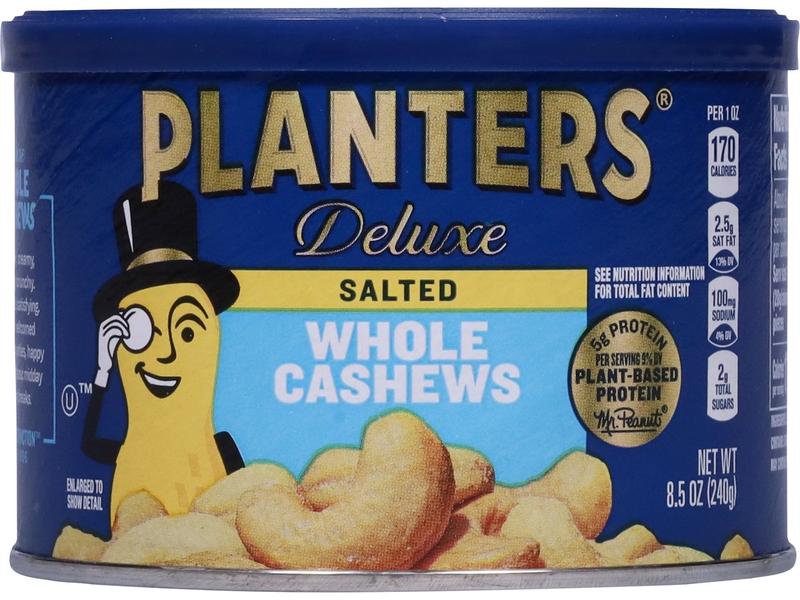 Cashews, Whole, Salted, Deluxe