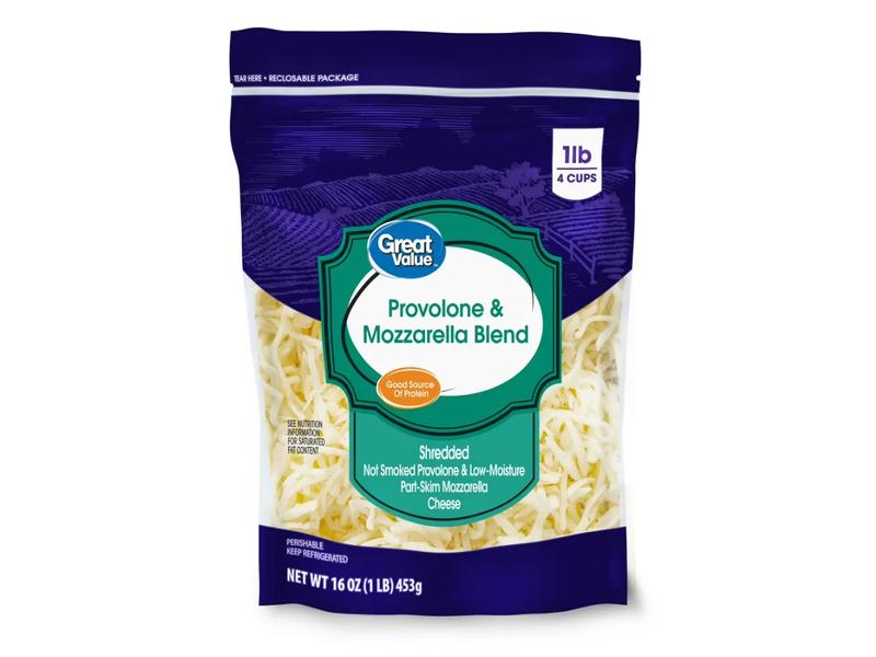 Mozzarella & Provolone Cheese, Finely Shredded
