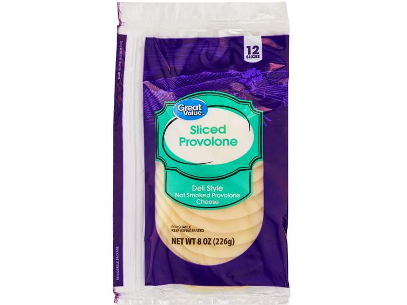 Sliced Non- Smoked Provolone Cheese