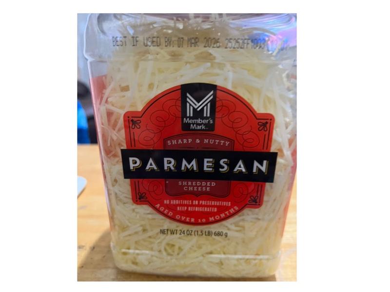 Sharp & Nutty Parmesan Shredded Cheese