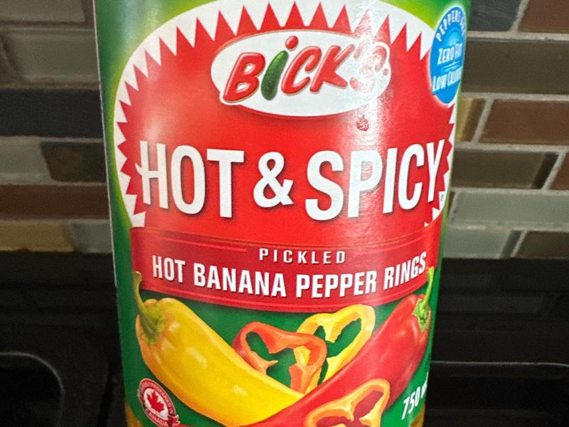 Banana Pepper Rings, Hot