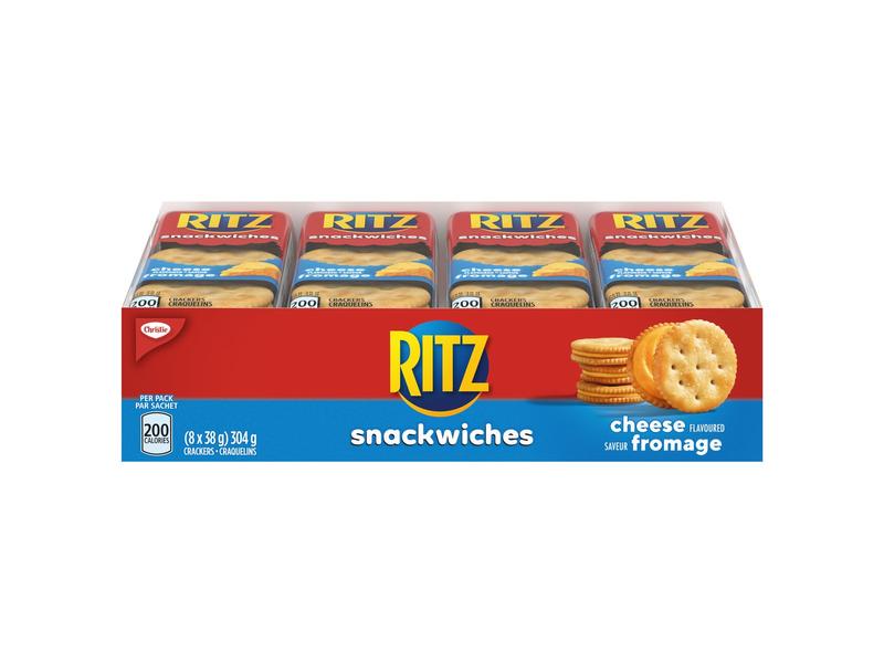 Crackers, Cheese Flavoured, Snackwiches