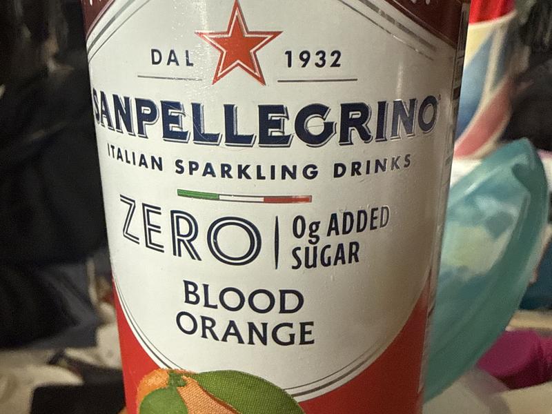 Sparkling Blood Orange Beverage