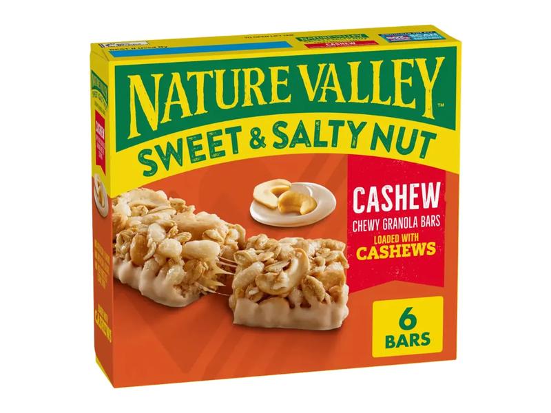 Granola Bar, Chewy, Sweet & Salty Nut, Cashew