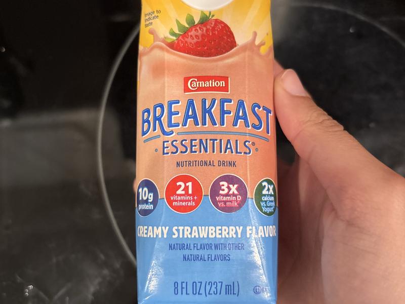 Creamy Strawberry Nutritional Drink