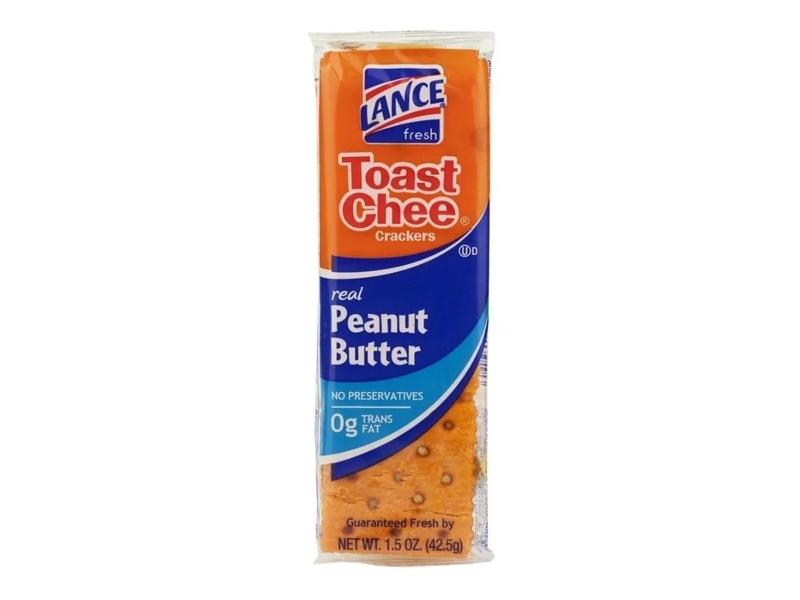 Toast Chee Crackers, Real Peanut Butter