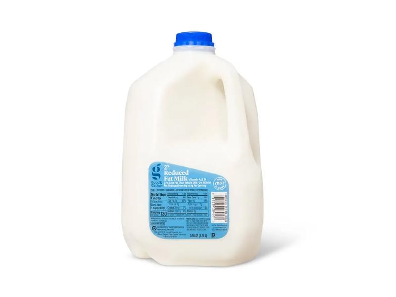 2% Reduced Fat Milk