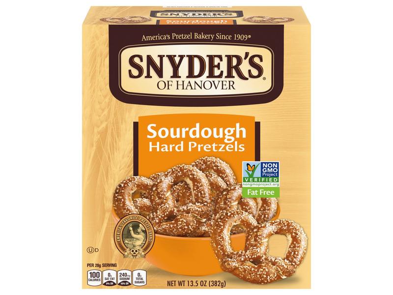 Hard Pretzels, Fat Free, Sourdough