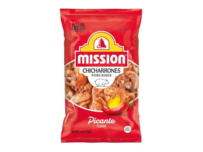 Pork Rinds, Chicharrones, Picante Flavor
