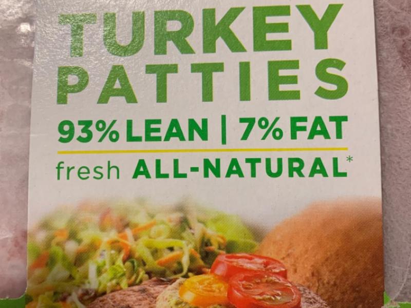 Turkey Patties, 93%/7%