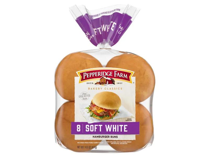 Hamburger Buns, Soft White
