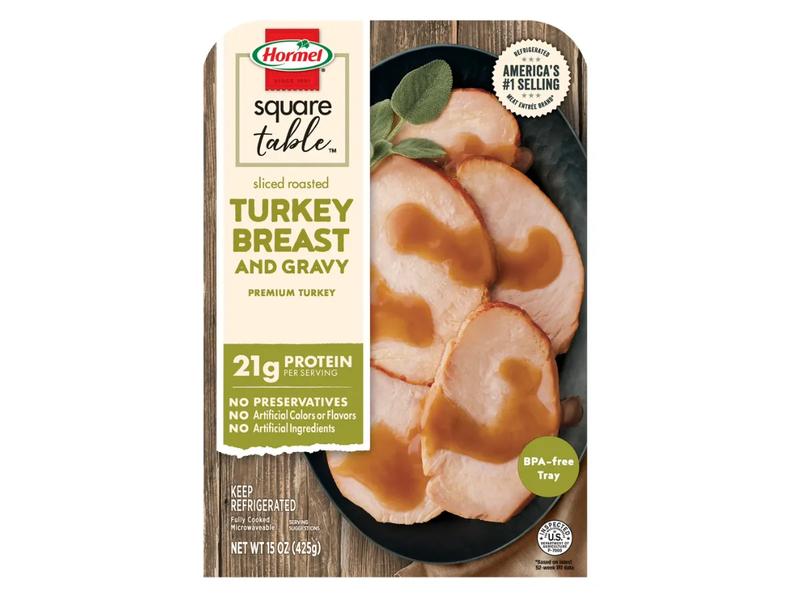 Sliced Roasted Turkey Breast & Gravy