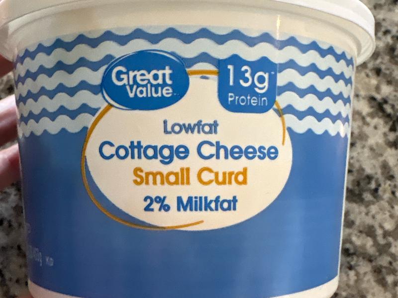 Cottage Cheese, Low Fat Small Curd