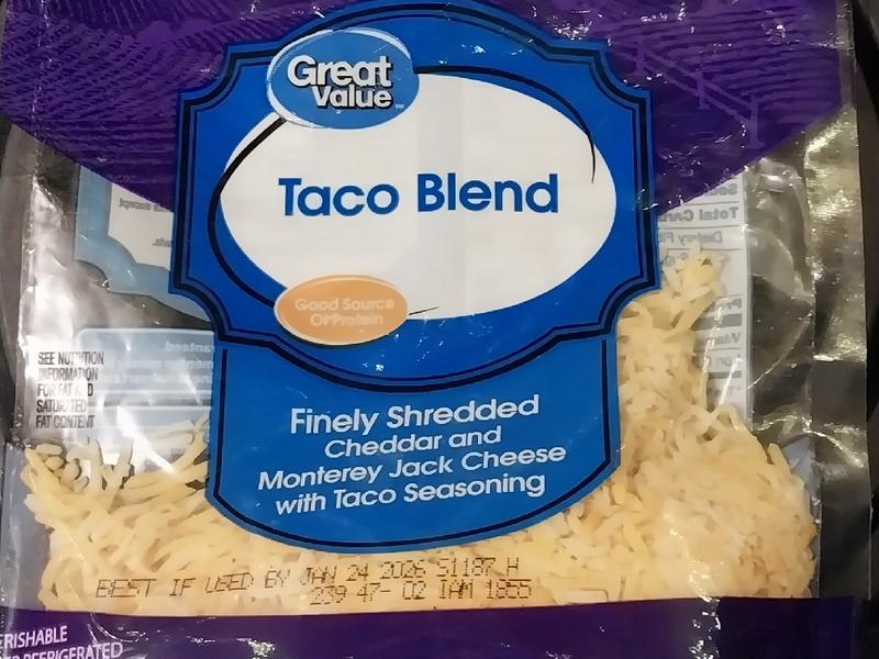 Finely Shredded Taco Blend Cheese