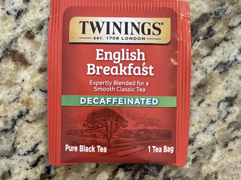 Tea Bags, English Breakfast Tea Decaffeinated Medium