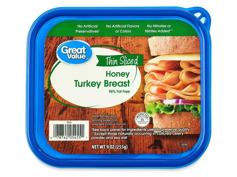 Thin Sliced Turkey Breast, Honey
