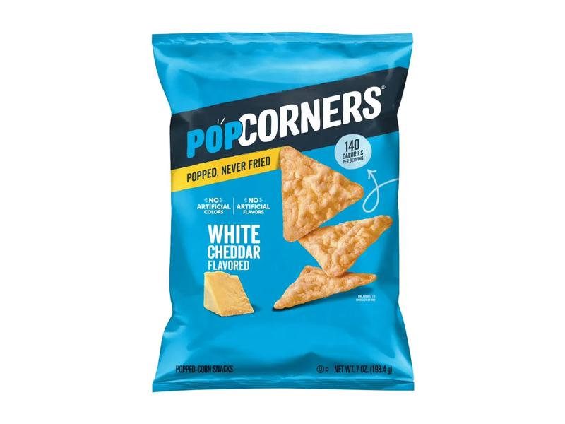 Popped Corn Chips, White Cheddar
