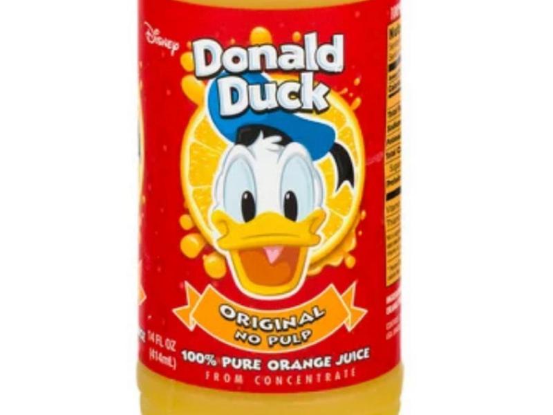 Donald Duck Pure Orange Juice