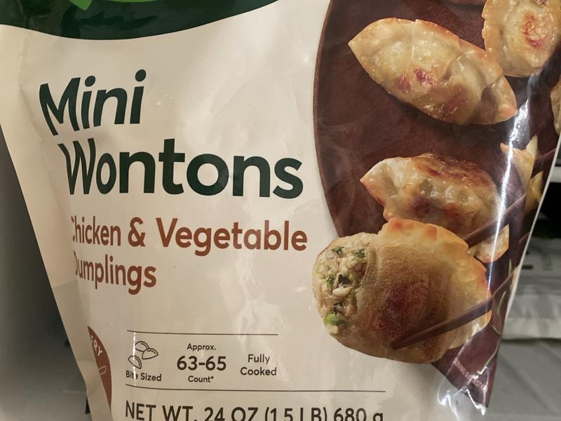 Mini Wontons, Chicken & Vegetable