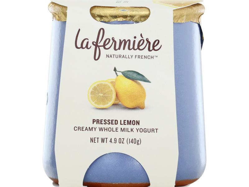 Yogurt, Creamy Whole Milk, Pressed Lemon