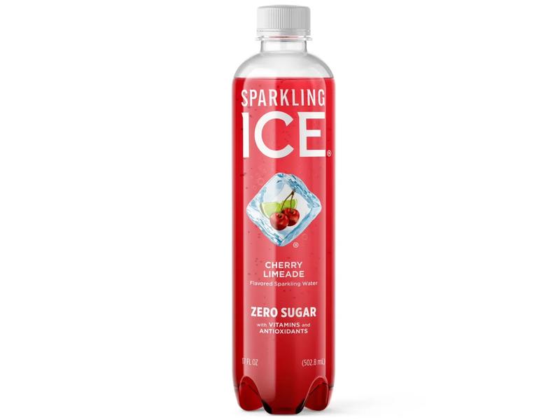Naturally Flavored Sparkling Mountain Spring Water, Cherry Limeade