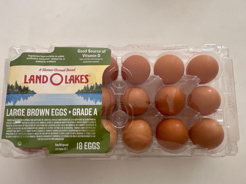 Large Grade A Brown Eggs